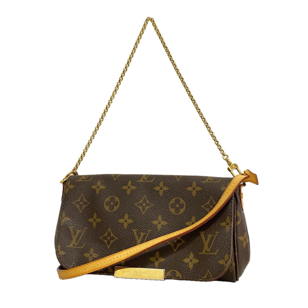 Louis Vuitton Monogram Favorite PM Handbag M40717 Brown 2-way bag for women